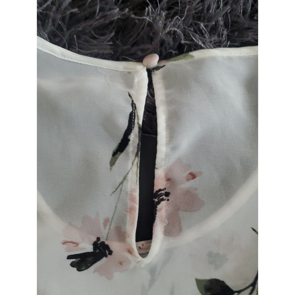 Torrid Size 1 (1x-M/L)Sheer Flutter Sleeve White … - image 7